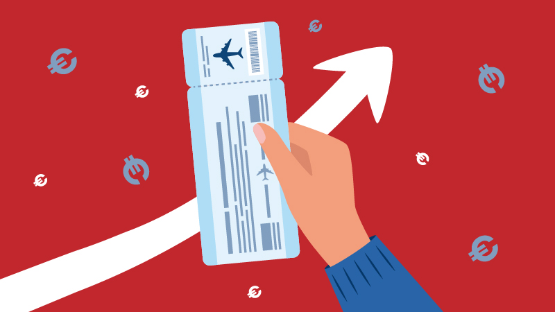 Prijs van een vliegticket